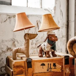 Kinder Happy Lamps Kindertischleuchte Jagdhund braun - Spike