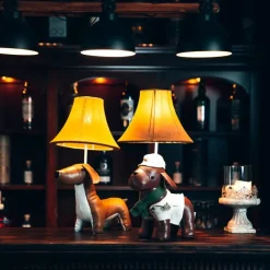 Kinder Happy Lamps Kindertischleuchte Jagdhund braun - Spike