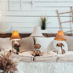 Kinder Happy Lamps Kindertischleuchte Jagdhund braun - Spike