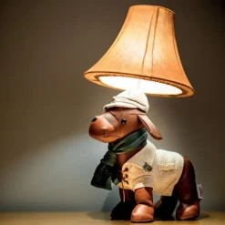 Kinder Happy Lamps Kindertischleuchte Jagdhund braun - Spike