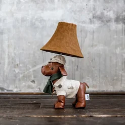 Kinder Happy Lamps Kindertischleuchte Jagdhund braun - Spike