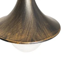 QAZQA Klassische Außenlaterne Antikgold 125 cm IP44 - Daphne