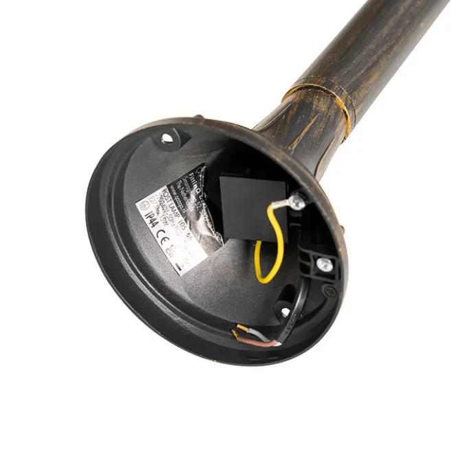 QAZQA Klassische Außenlaterne Antikgold 125 cm IP44 - Daphne