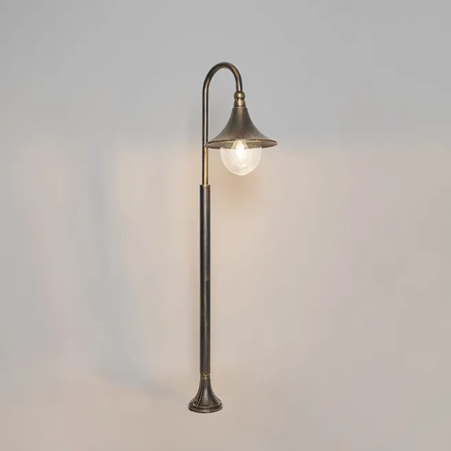 QAZQA Klassische Außenlaterne Antikgold 125 cm IP44 - Daphne