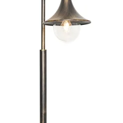 QAZQA Klassische Außenlaterne Antikgold 125 cm IP44 - Daphne