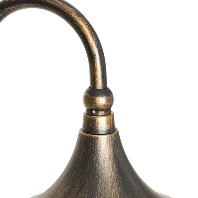 QAZQA Klassische Außenlaterne Antikgold 125 cm IP44 - Daphne