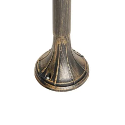 QAZQA Klassische Außenlaterne Antikgold 125 cm IP44 - Daphne