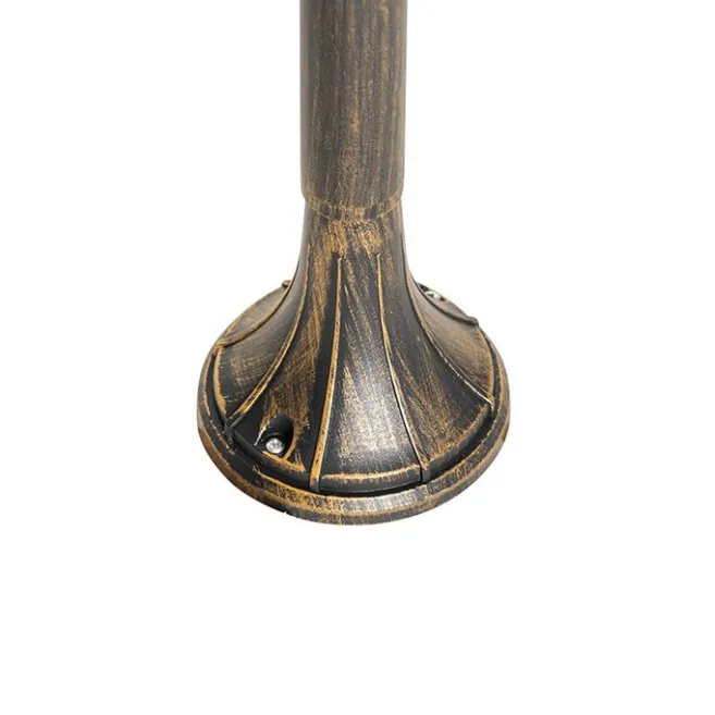 QAZQA Klassische Außenlaterne Antikgold 125 cm IP44 - Daphne