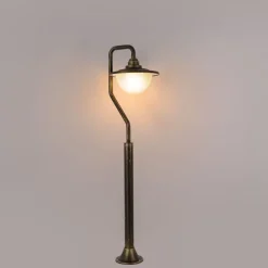 QAZQA Klassische Außenlaterne Antikgold 100 cm IP44 - Brügge