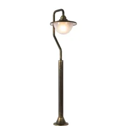 QAZQA Klassische Außenlaterne Antikgold 100 cm IP44 - Brügge