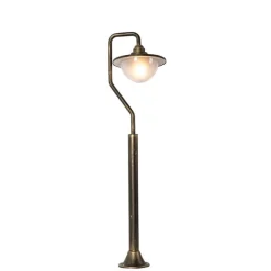 QAZQA Klassische Außenlaterne Antikgold 100 cm IP44 - Brügge