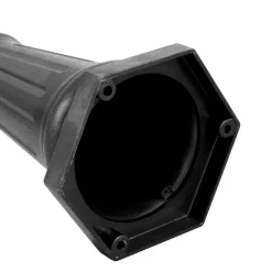 QAZQA Klassische Außenleuchte schwarz 217 cm IP44 - New Haven Gehämmert