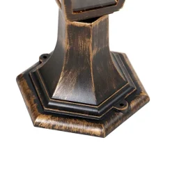 QAZQA Klassische Außenstange Gold 44 cm IP44 - Hauptstadt