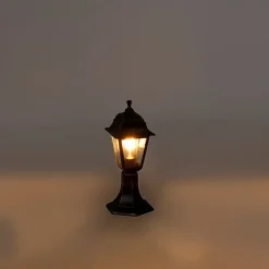 QAZQA Klassische Außenstange Gold 44 cm IP44 - Hauptstadt