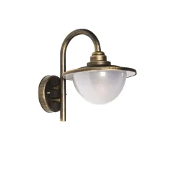 QAZQA Klassische Außenwandlaterne Antikgold IP44 - Brügge