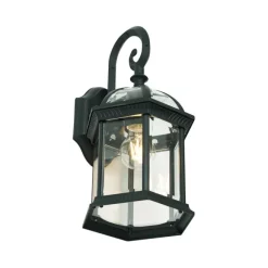 QAZQA Klassische Außenwandleuchte Antikgrün IP44 - Glasgow