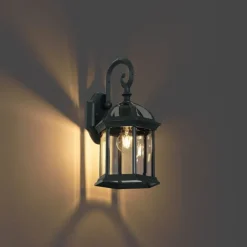 QAZQA Klassische Außenwandleuchte Antikgrün IP44 - Glasgow