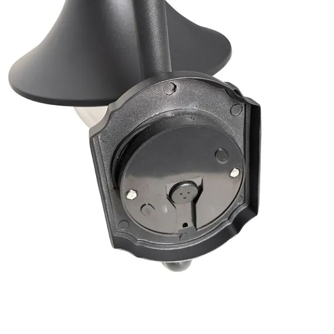 QAZQA Klassische Außenwandleuchte schwarz IP44 - Daphne