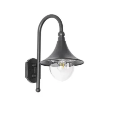 QAZQA Klassische Außenwandleuchte schwarz IP44 - Daphne