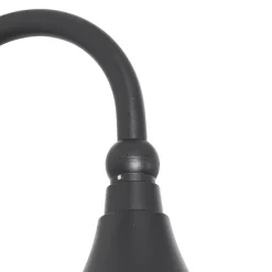 QAZQA Klassische Außenwandleuchte schwarz IP44 - Daphne