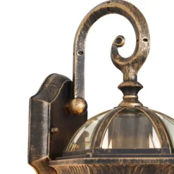 QAZQA Klassische Außenwandleuchte Antikgold IP44 - Glasgow