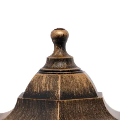 QAZQA Klassische Außenwandleuchte antikgold mit Bewegungssensor - New Haven