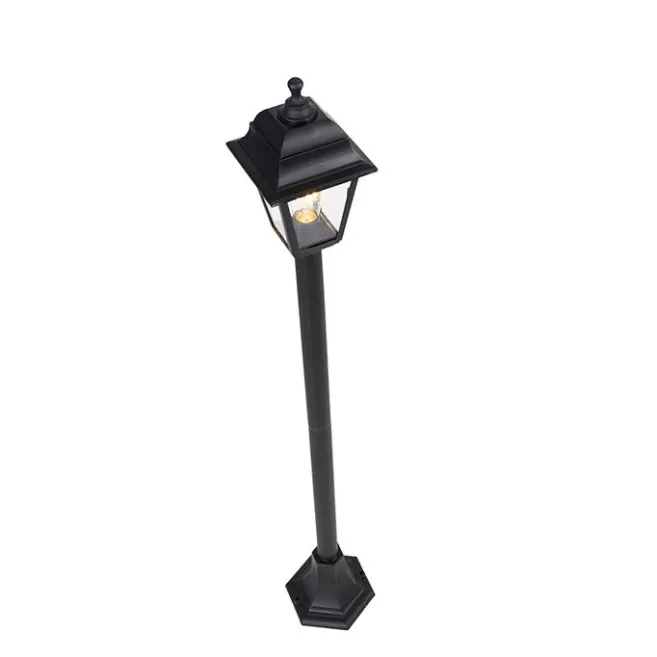 QAZQA Klassische Laterne schwarz 122 cm - Hauptstadt