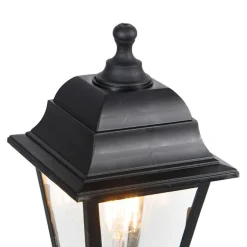 QAZQA Klassische Laterne schwarz 122 cm - Hauptstadt