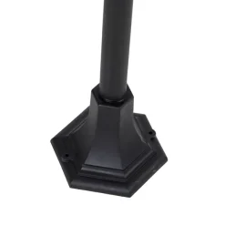 QAZQA Klassische Laterne schwarz 122 cm - Hauptstadt