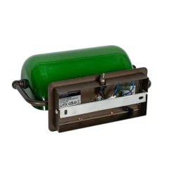 QAZQA Klassische Notar-Wandleuchte aus dunkler Bronze mit grünem Glas – Banker