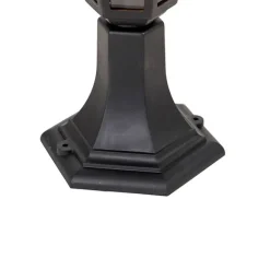 QAZQA Klassische Stehleuchte für den Außenbereich schwarz 42,2 cm IP44 - New Haven