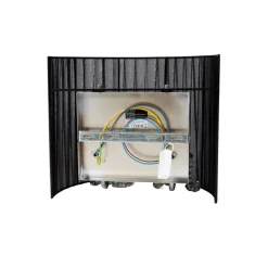 QAZQA Klassische Wandleuchte Chrom mit schwarzem Schirm - Ann-Kathrin 2