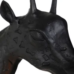 QAZQA Klassische Wandleuchte Schwarz - Tier Giraffe