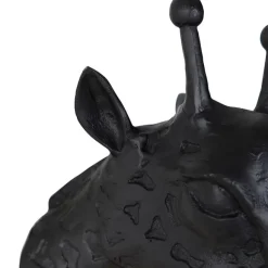 QAZQA Klassische Wandleuchte Schwarz - Tier Giraffe