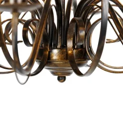 QAZQA Klassischer Kronleuchter Antikgold 8 Lichter - Giuseppe 8