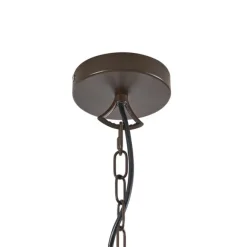 QAZQA Klassischer Kronleuchter Rostbraun 5-flammig - Giuseppe