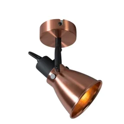 QAZQA Klassischer, verstellbarer Deckenstrahler Kupfer - Jos