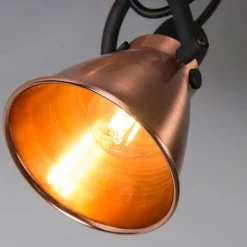 QAZQA Klassischer, verstellbarer Deckenstrahler Kupfer - Jos