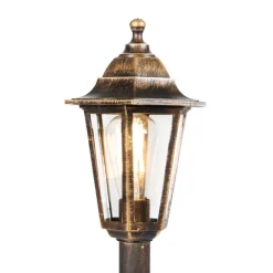 QAZQA Klassisches Laternen-Antikgold - New Haven