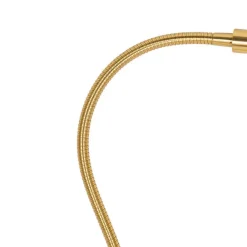 QAZQA Klemm-Schreibtischleuchte Messing inkl. LED mit Touchdimmer - Lionard