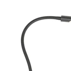 QAZQA Klemm-Schreibtischleuchte schwarz inkl. LED mit Touchdimmer - Lionard