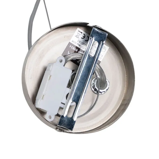 QAZQA Land Hängelampe Makramee 90 cm - Schnur