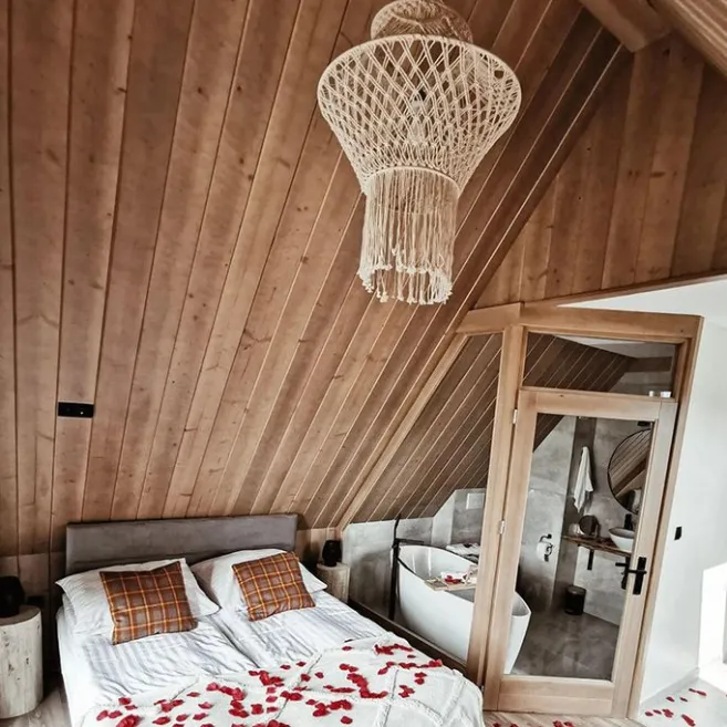 QAZQA Land Hängelampe Makramee 90 cm - Schnur