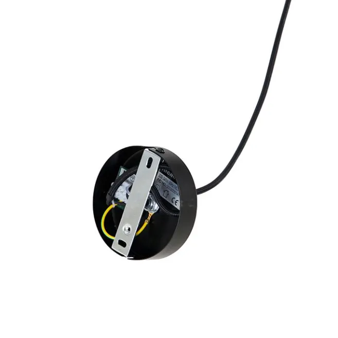 QAZQA Land Hängelampe schwarz 60 cm - Corda