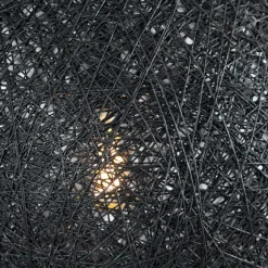 QAZQA Land Hängelampe schwarz 60 cm - Corda