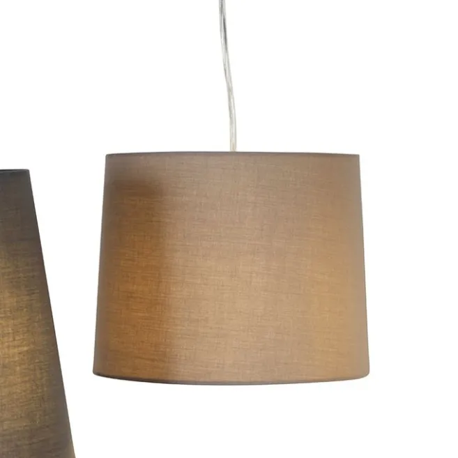 QAZQA Land Hängelampe Stahl 5-Licht - Hermina