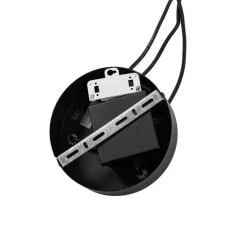 QAZQA Ländliche Hängelampe für den Außenbereich, Rattan, 3-flammig – Calamus