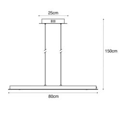 QAZQA Ländliche Hängelampe Holz inkl. LED mit Touchdimmer - Platin