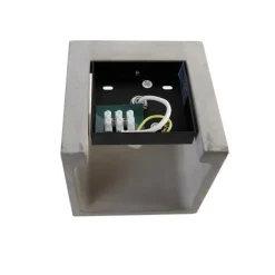 QAZQA Ländliche quadratische Wandleuchte aus Beton - Alban