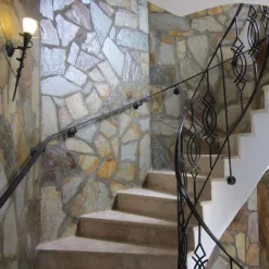 QAZQA Ländliche Wandlampe rostbraun mit Sahneglas - Castle